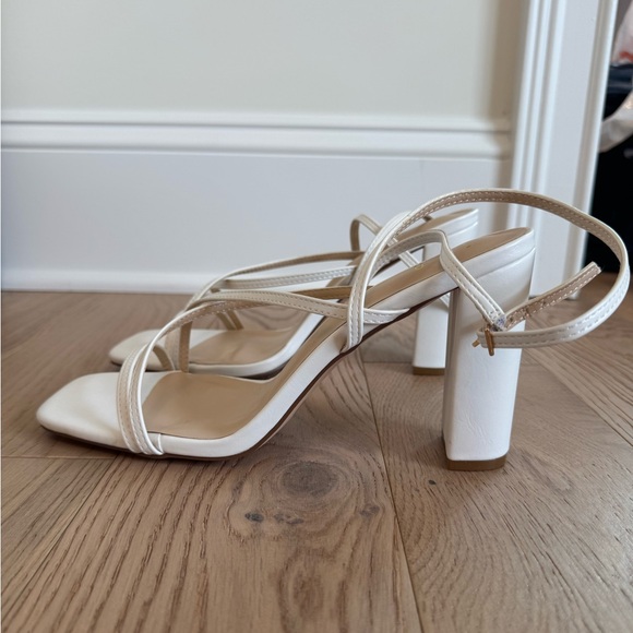 Lulus White Strappy Heels - Picture 6 of 6